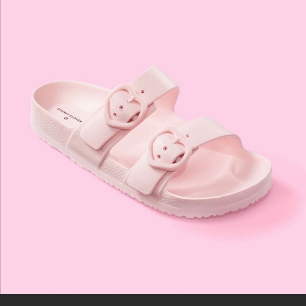 Stoney Clover Lane x Target Pastel Pink Heart Sandals